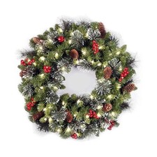 Pre-lit Christmas Wreath for