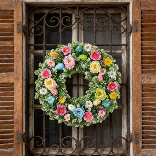 Door wreath artificial - wreath,