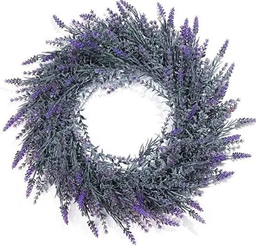 Lavender wreath for front - for,