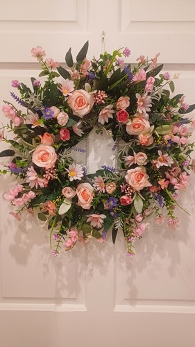 Artificial rose wreath flower - rose,