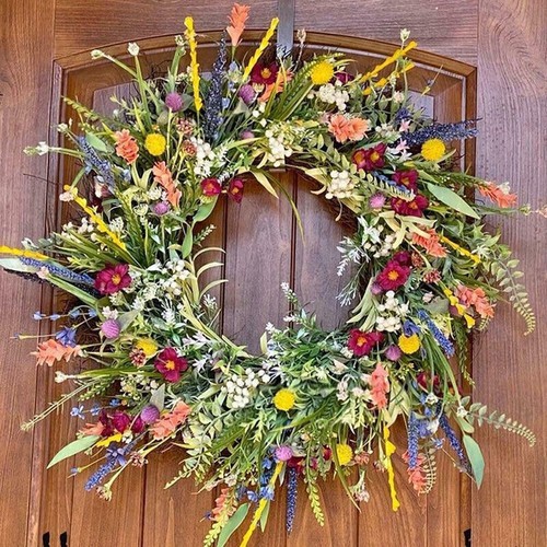 Spring summer wreath - spring, green