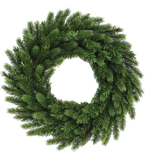 Christmas wreath plain green - wreath,