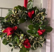 Xmas Wreath Fresh for Graves