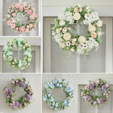 Artificial Spring Wreath Peony