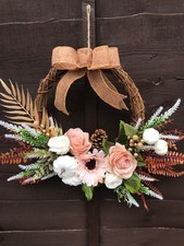 Artificial Autumn  Wreath for