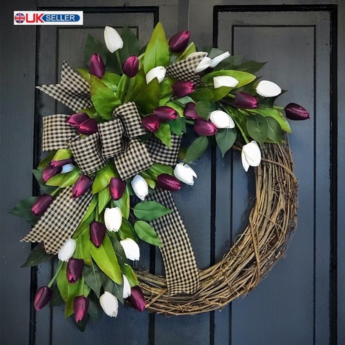 Tulip wreath flower - flower,