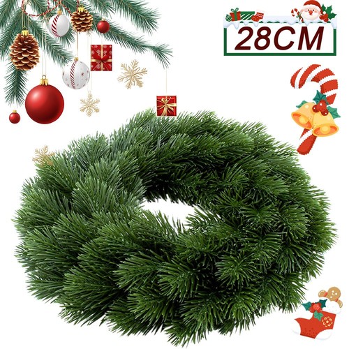 Christmas wreath plain green - christmas,