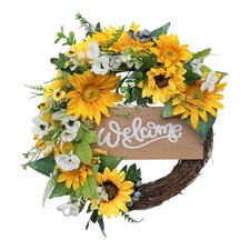 40cm Sunflower Wreath for