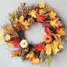 60cm Pumpkin Fall Wreaths for