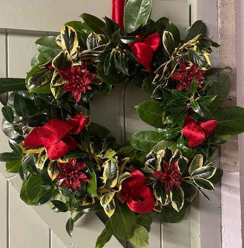 Xmas wreath for - front, 12