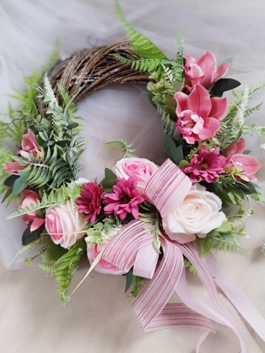Artificial flower wreath for - flower,